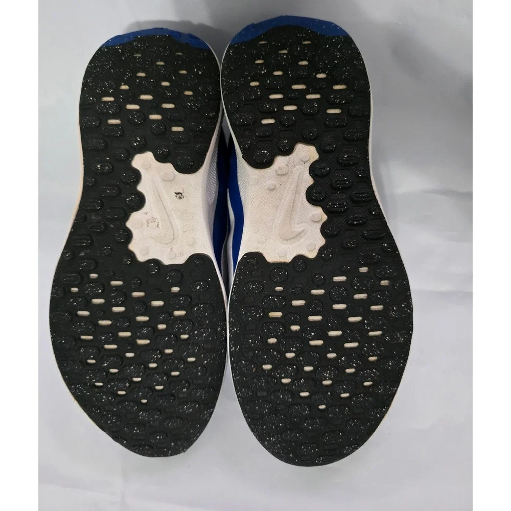 Nike Revolution 7 Blue White Kids Sneakers Size 13.5C